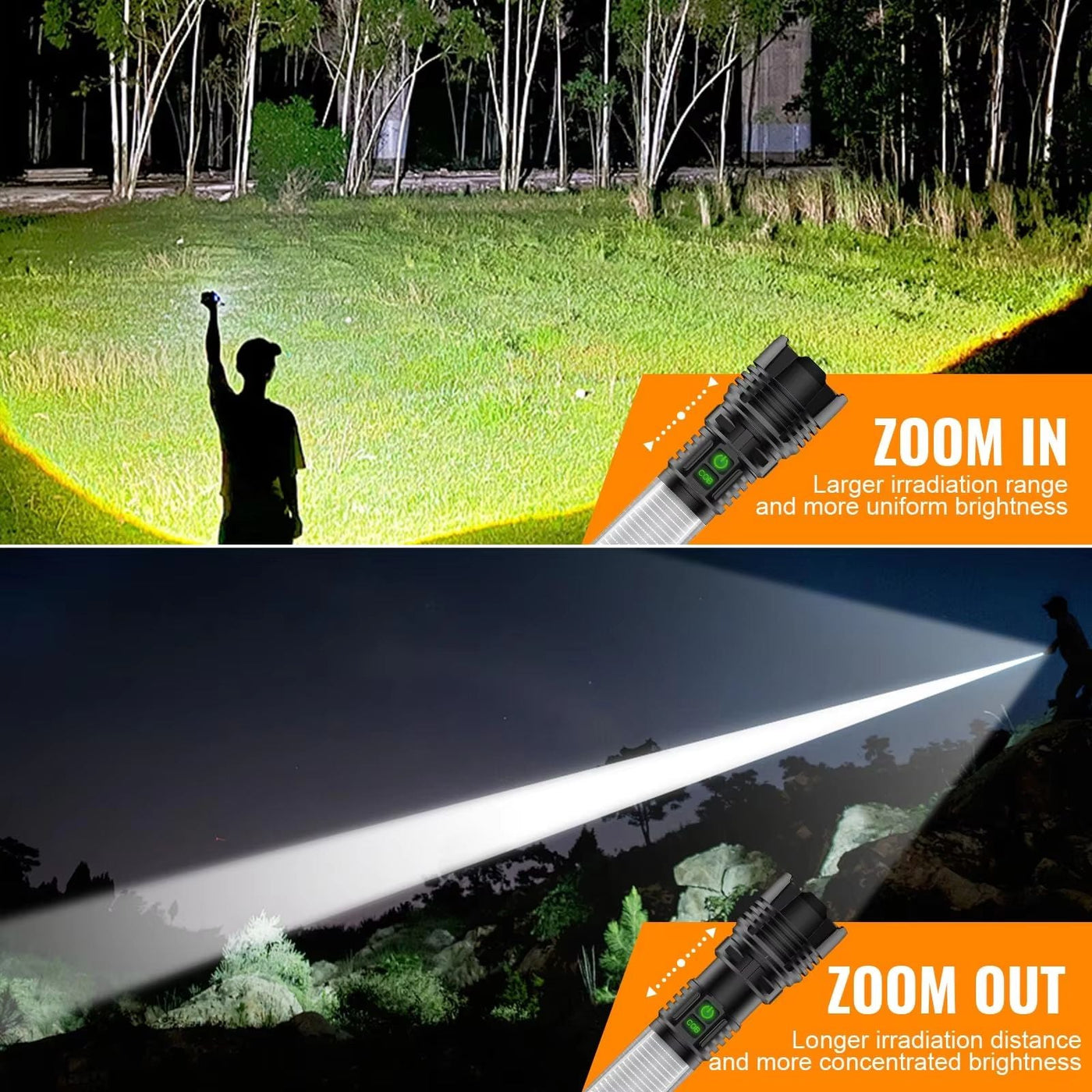Powerlite 3 In 1 Rechargeable Flashlight IP65 Rated For Pros And ...