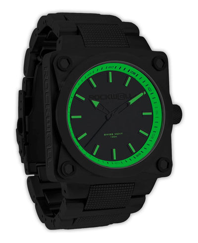 747 (Black/Green) Watch by MyHackerTech