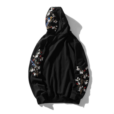 KH9083 Flowers Embroidery Hoodie by MyHackerTech
