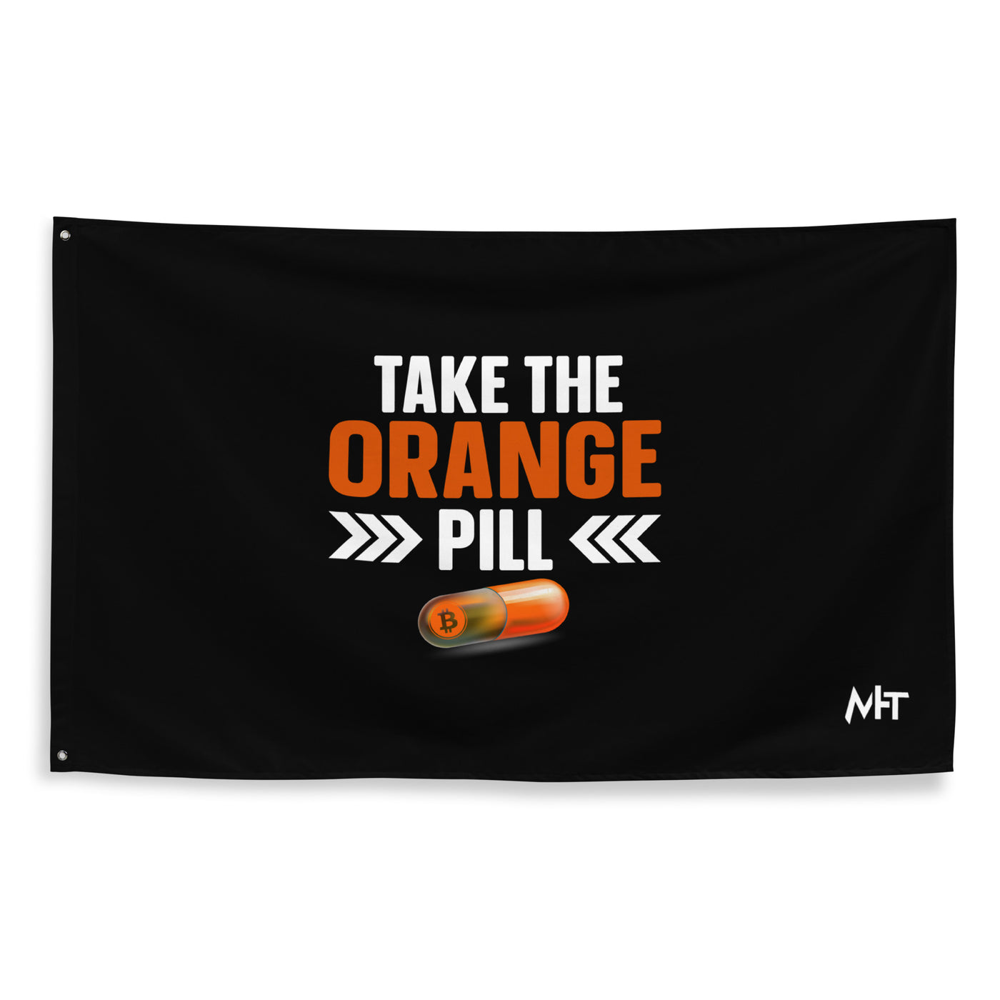 Take the Orange Pill Flag