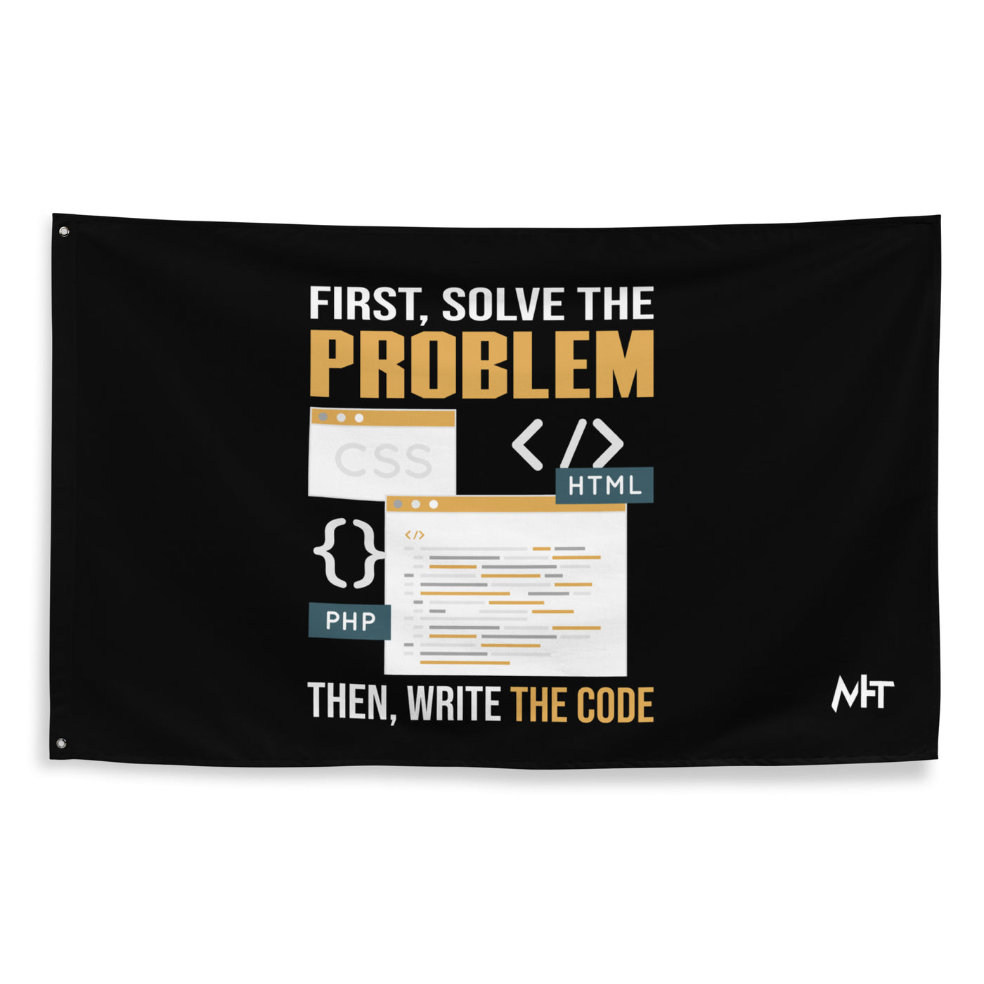 First, Solve the problem; then, Write the code V2 - Flag