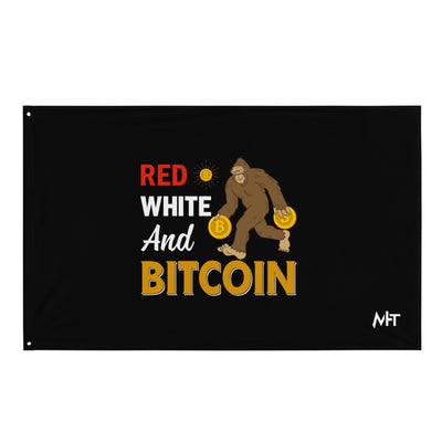 Red, White and Bitcoin - Flag