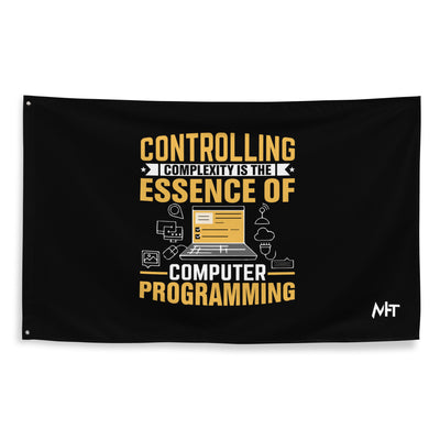 Controlling complexity is the Essence of Computer Programming Flag