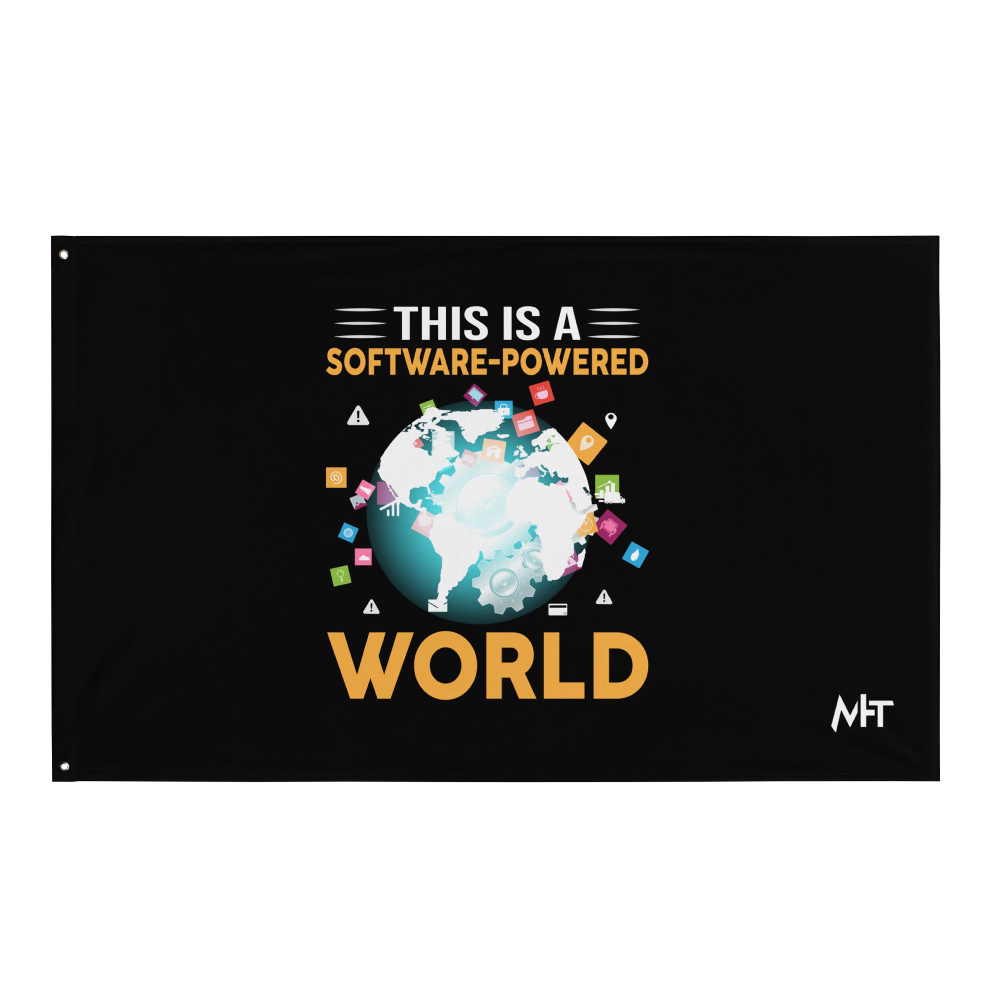 This is a Software Powered World Flag – MyHackerTech