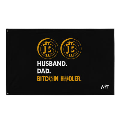 Husband, Dad, Bitcoin Holder Flag