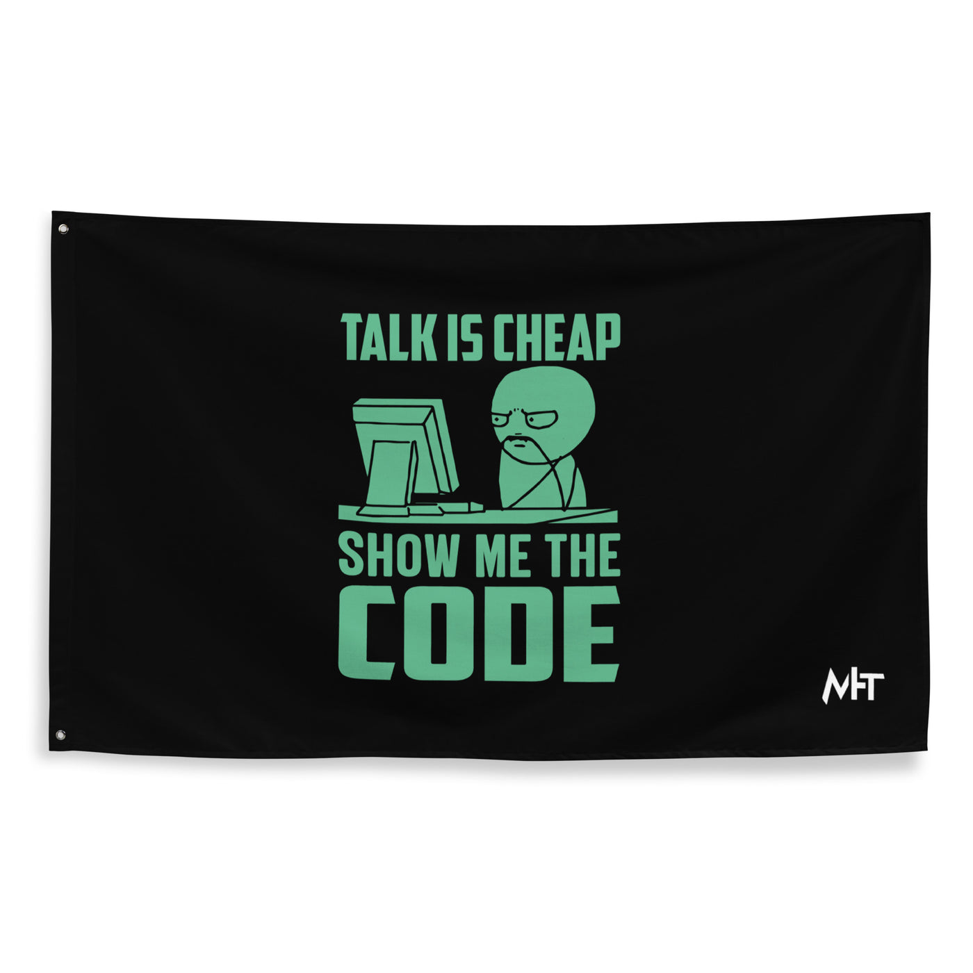 Talk is Cheap, Show me the Code Flag