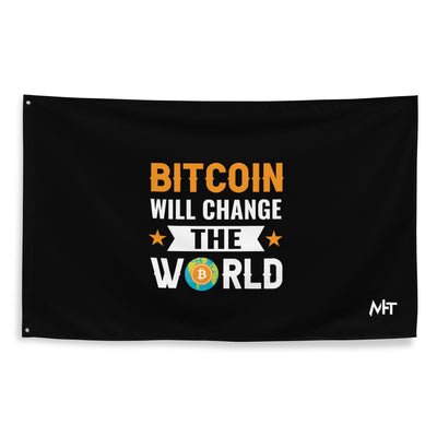 Bitcoin will change the World Flag