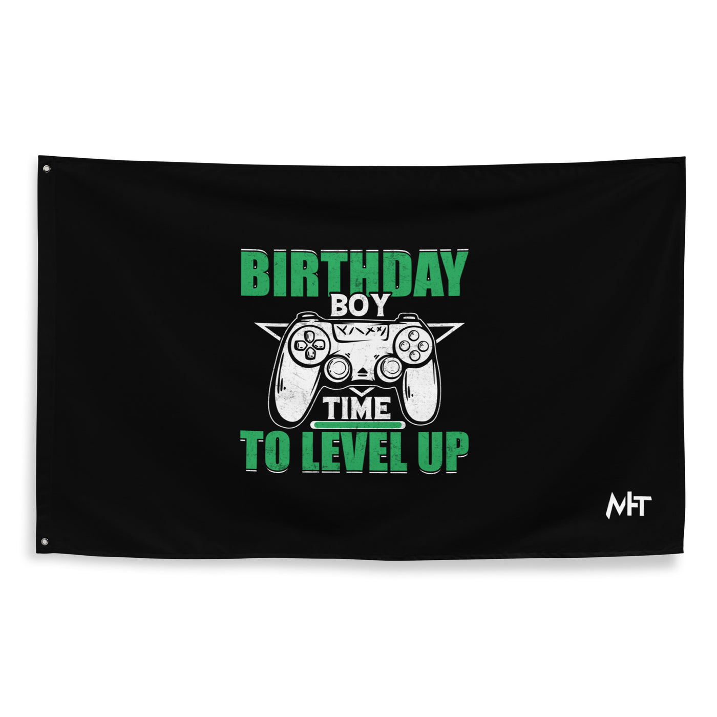Birthday Boy Time to Level Up Flag