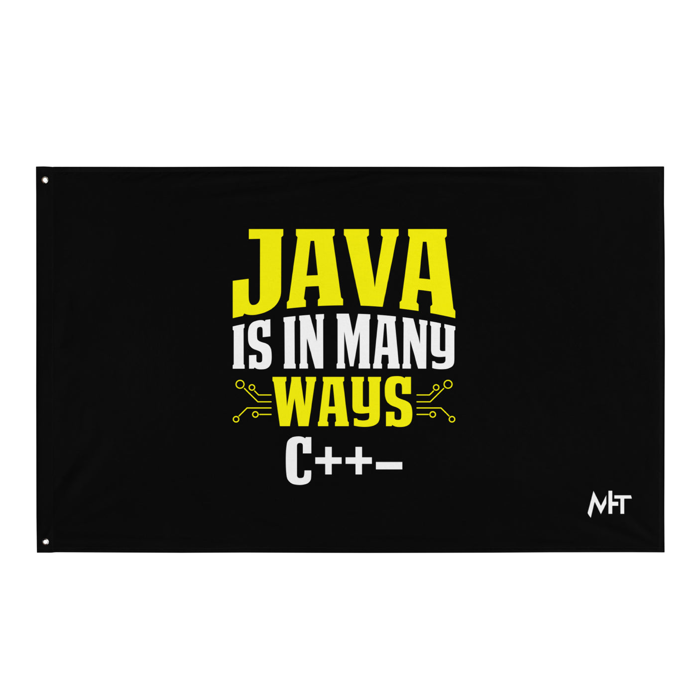 Java is in Many Ways C++- Flag