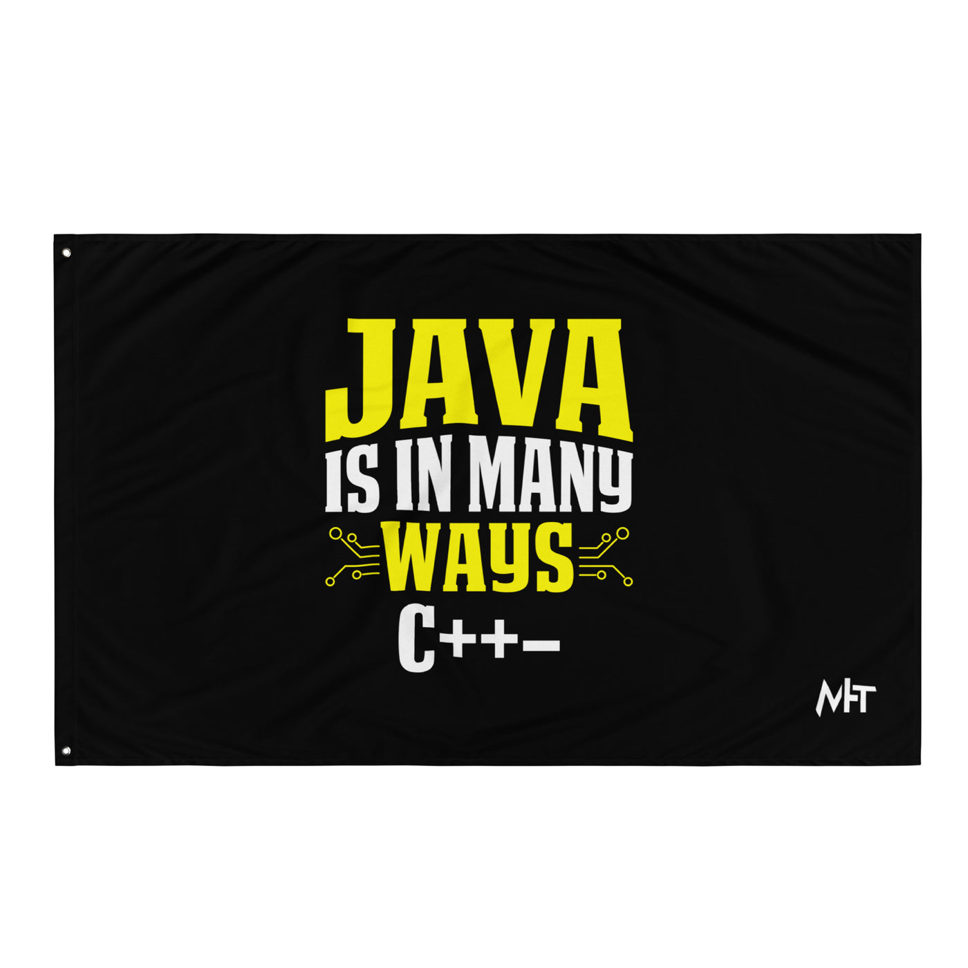 Java is in Many Ways C++- Flag