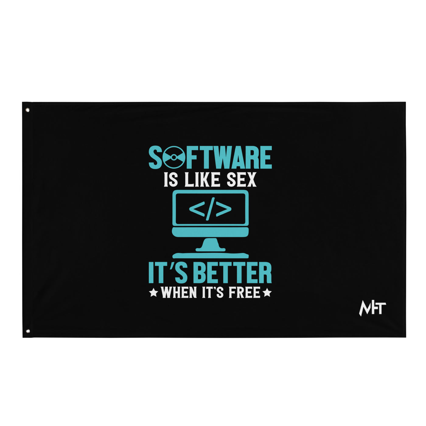 Software is like Sex - Blue Flag