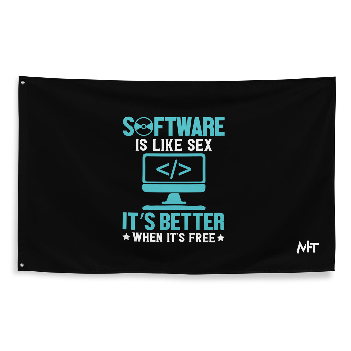 Software is like Sex - Blue Flag