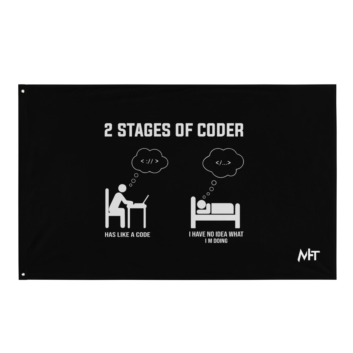 2 Stages of Coder Flag