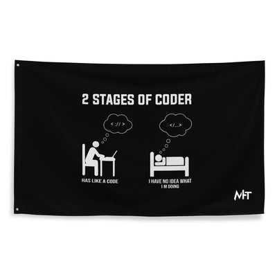 2 Stages of Coder Flag