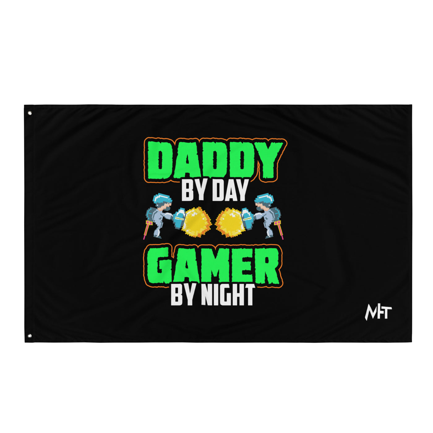 Daddy by Day, Gamer by Night Flag