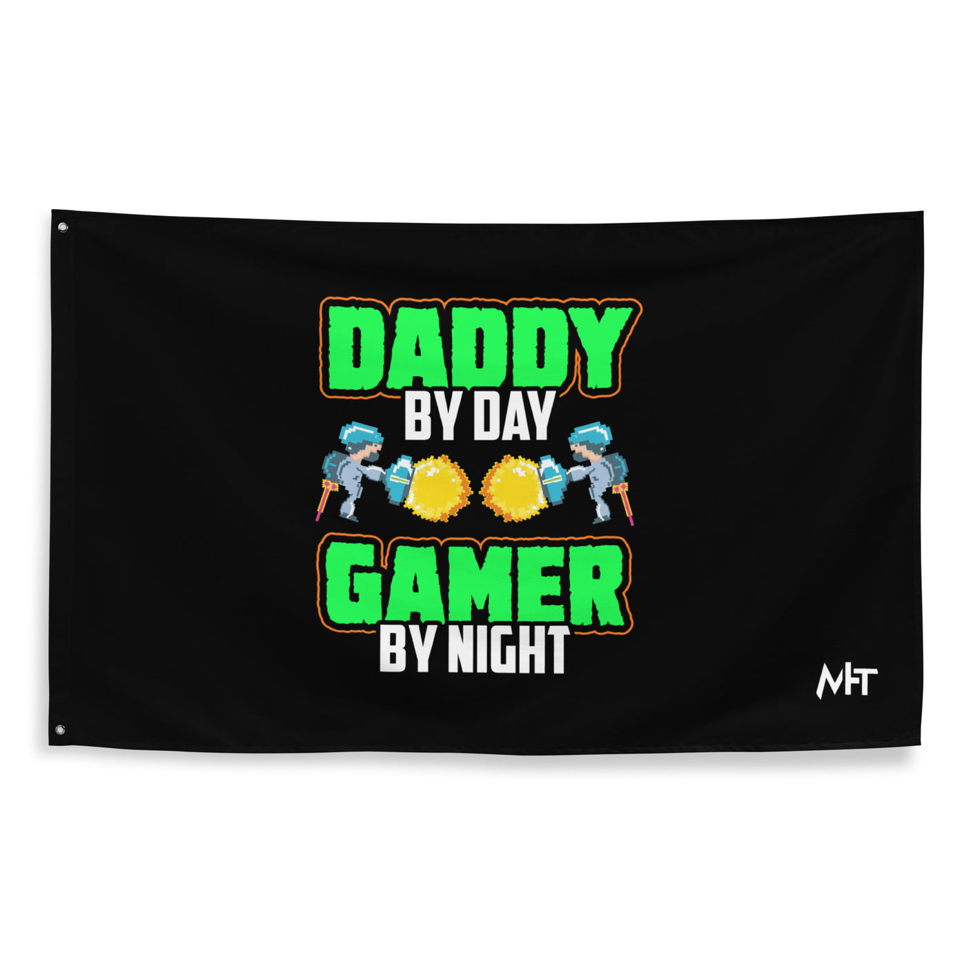 Daddy by Day, Gamer by Night Flag