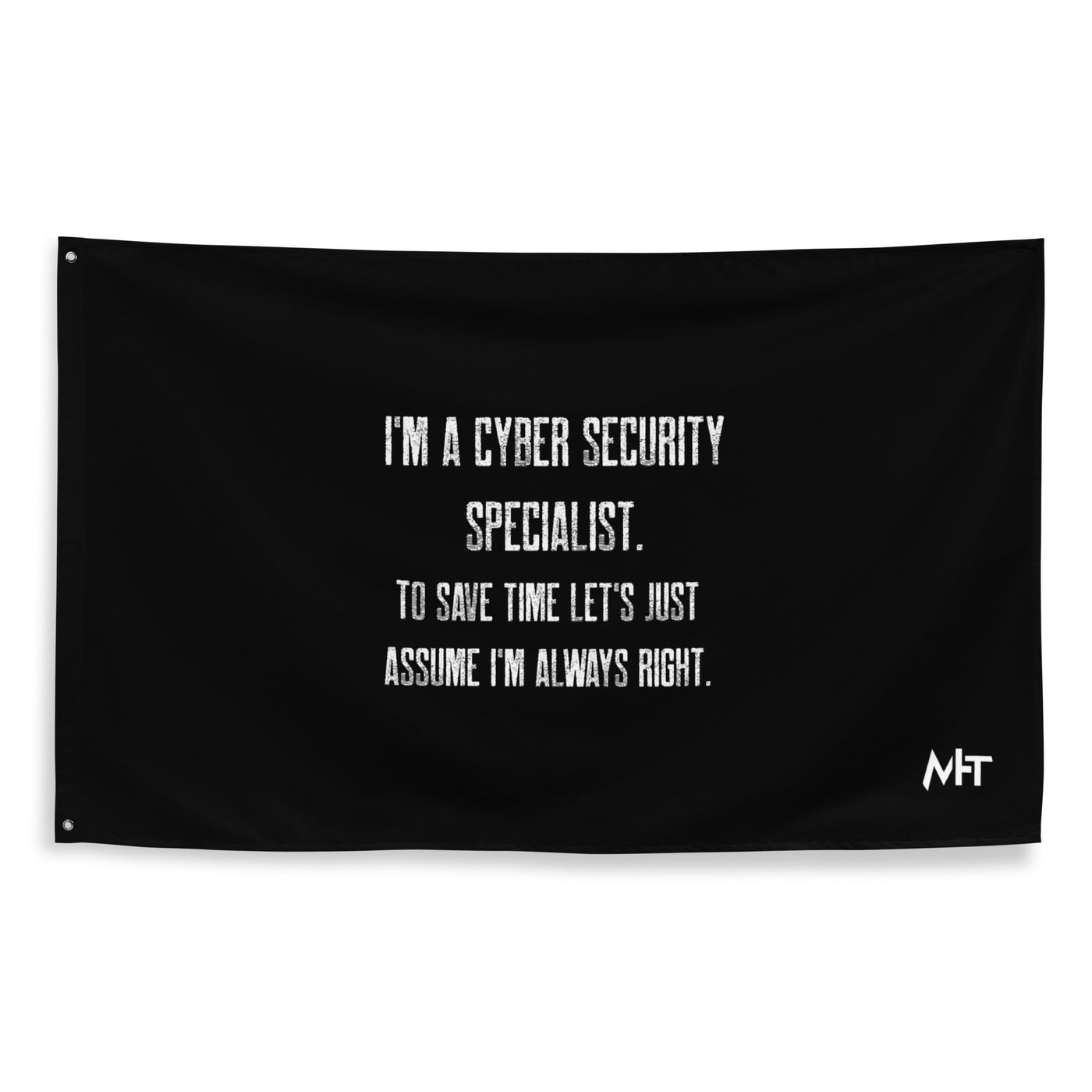 I am a Cyber Security Specialist Flag
