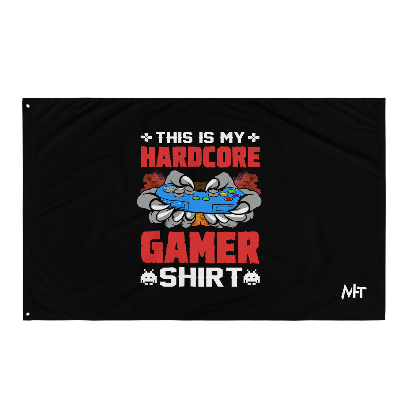 This is My Hardcore Gamer Shirt - Flag