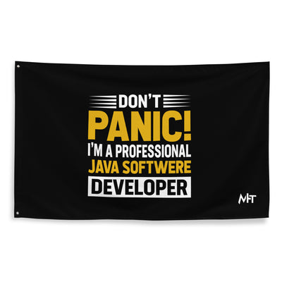 Don't Panic, I am a Professional Java Software Developer - Flag