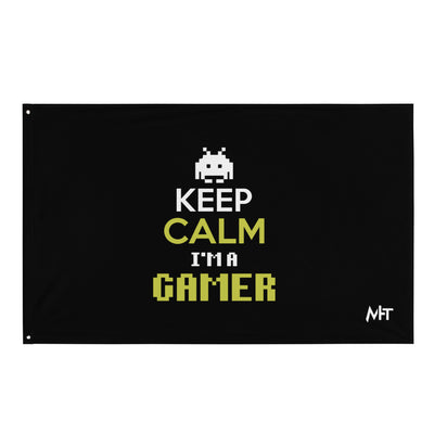Keep Calm and I am a Gamer - Flag