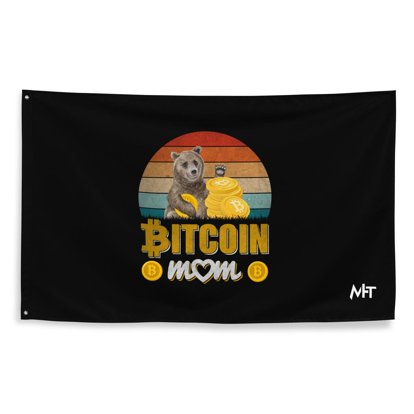 Bitcoin Mom -Flag