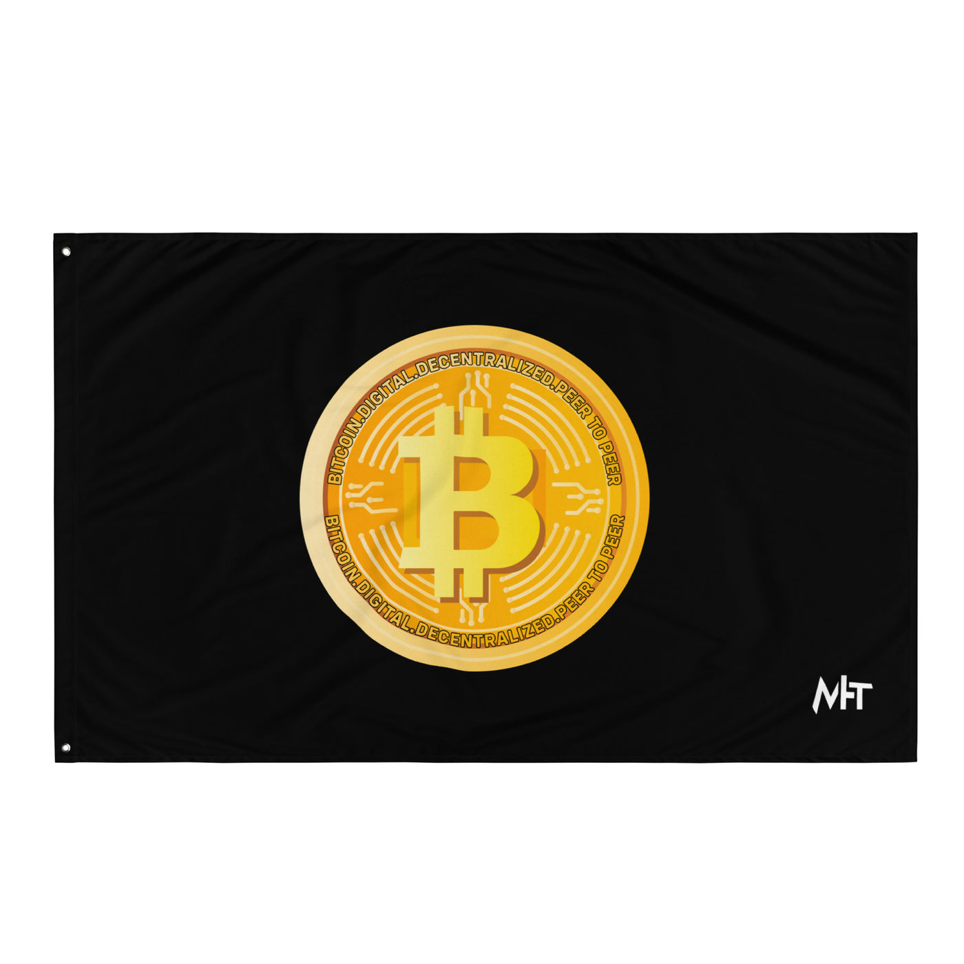 Bitcoin Medal - Flag