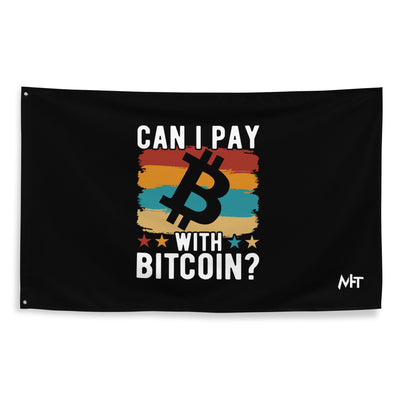 Can I pay with Bitcoin - Flag
