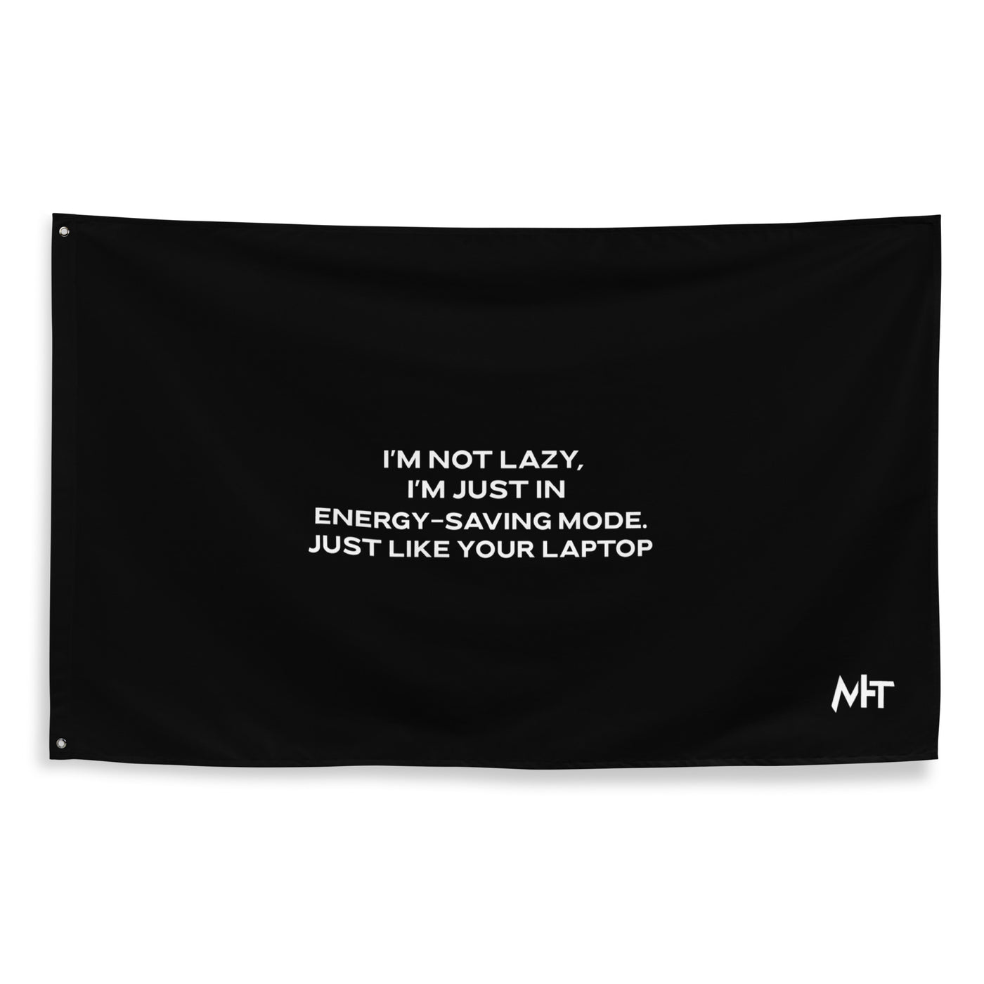 I am not lazy, I am in Energy-Saving Mode, Just like your laptop V2 - Flag