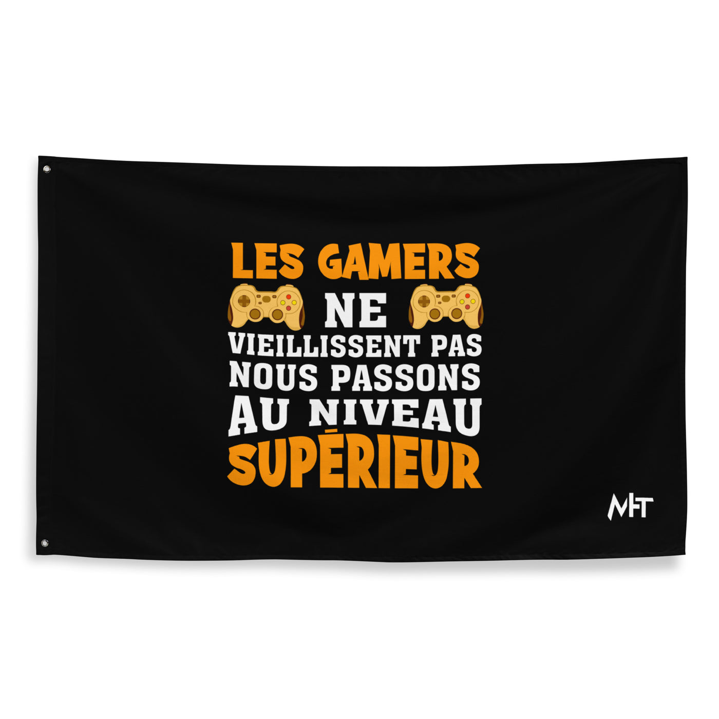 LES GAMERS PNE VIEILLISSENT PAS NOUS PASSONS AU NIVEAU SUPERIEUR - Flag