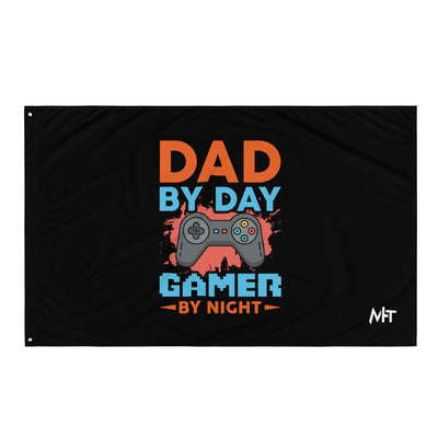 Dad by Day, Gamer by Night - Flag