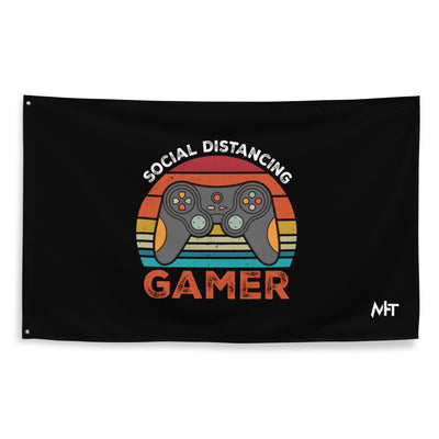 Social Distancing Gamer - Flag