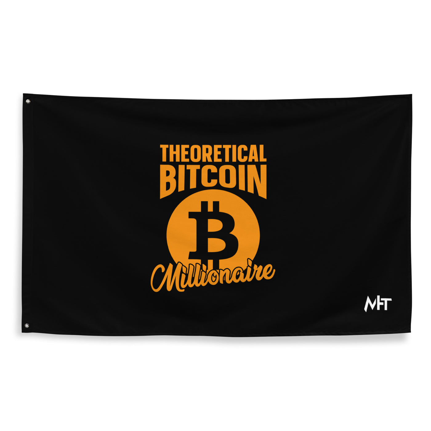 Theoretical Bitcoin Millionaire Flag