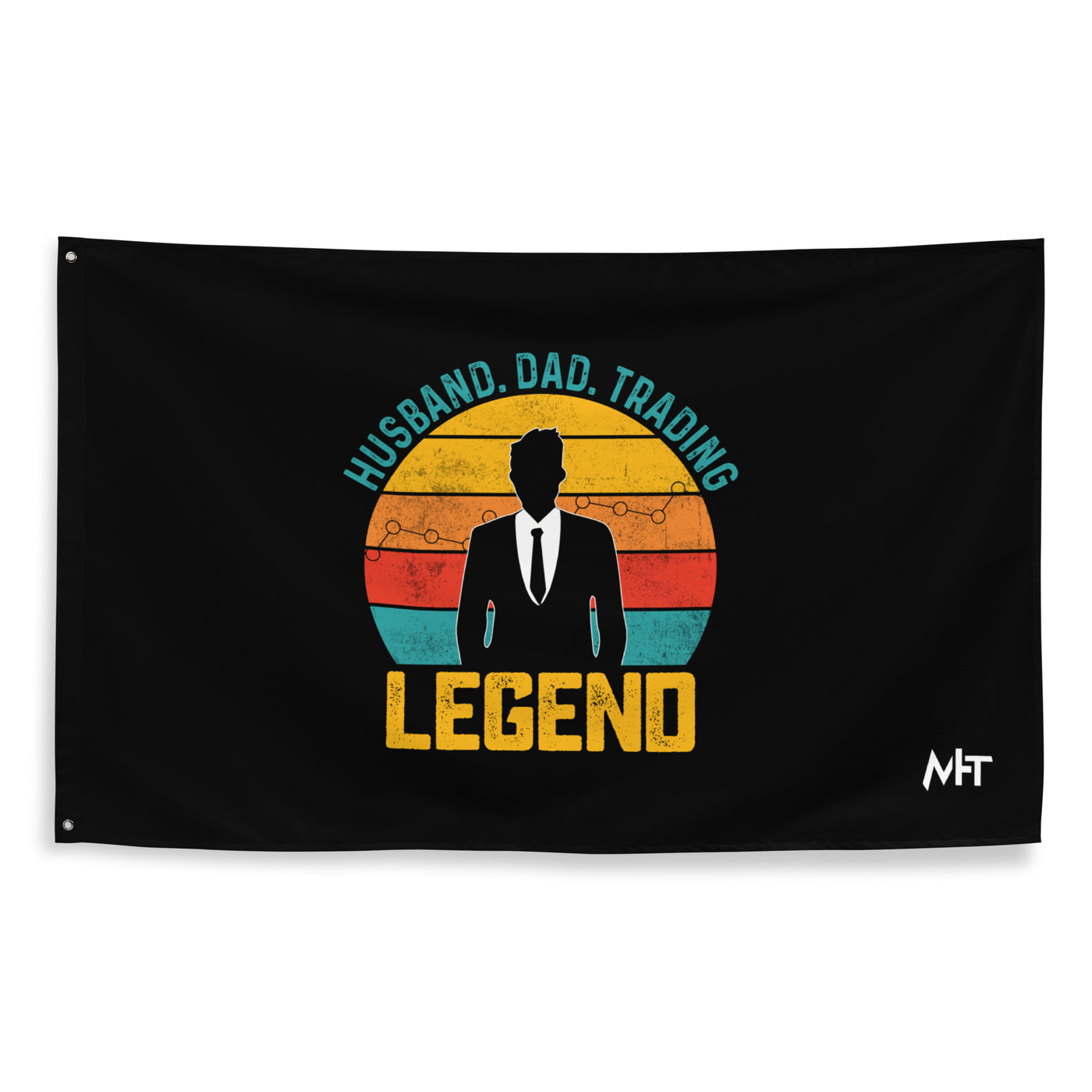 Husband.Dad.Trading Legend - Flag