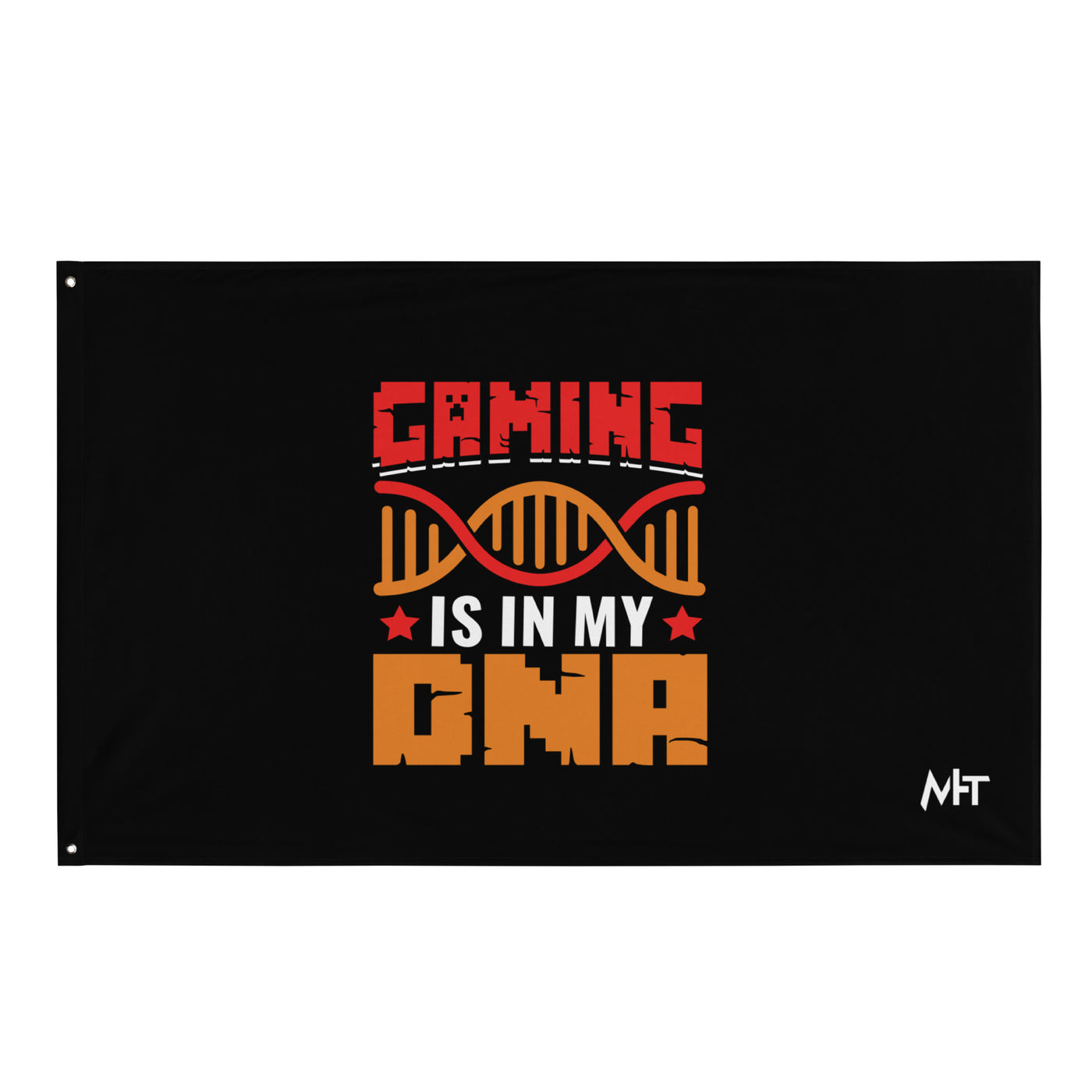 Gaming is in My DNA - Flag