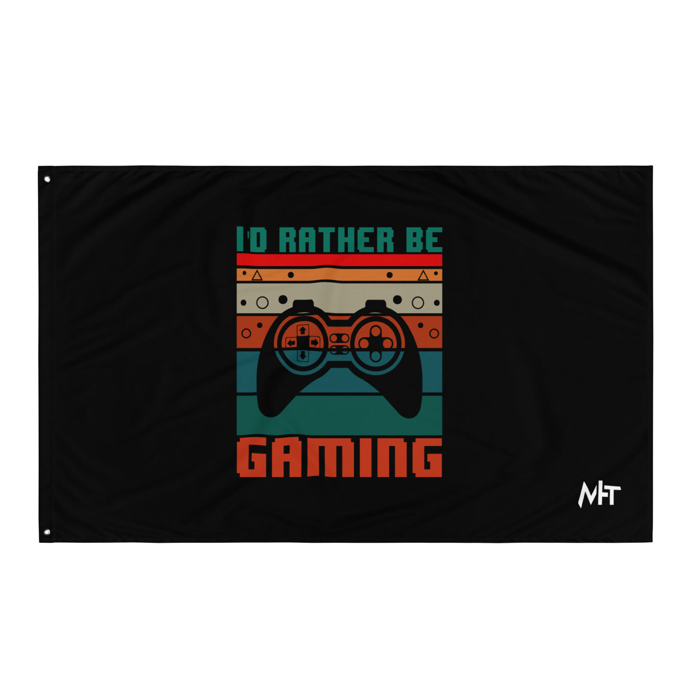 I'd rather be Gaming - Flag