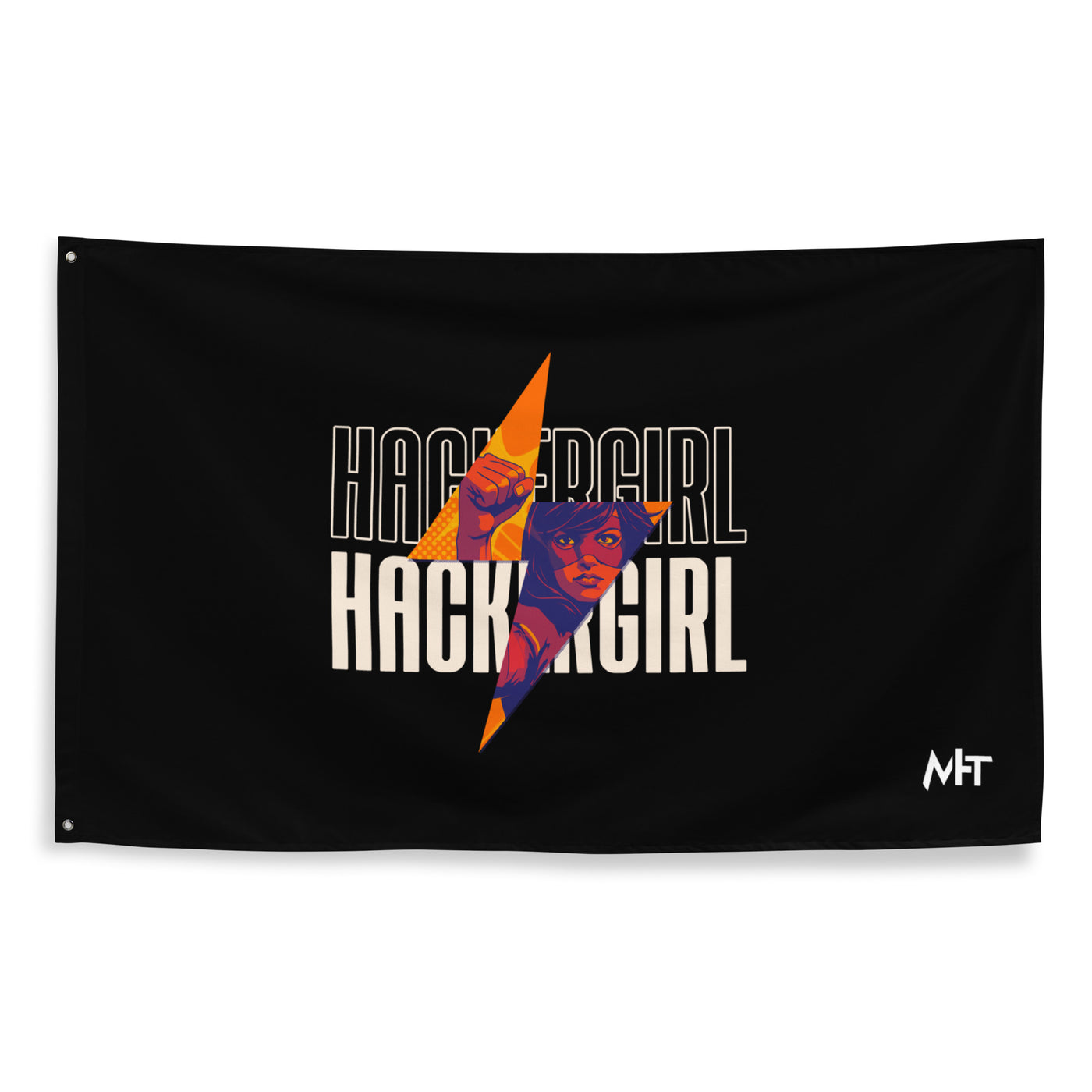 Machine Girl Flag Hacker Girl V1 - Flag – MyHackerTech