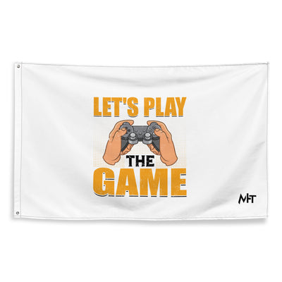 Let's Play the Game in Dark Text - Flag
