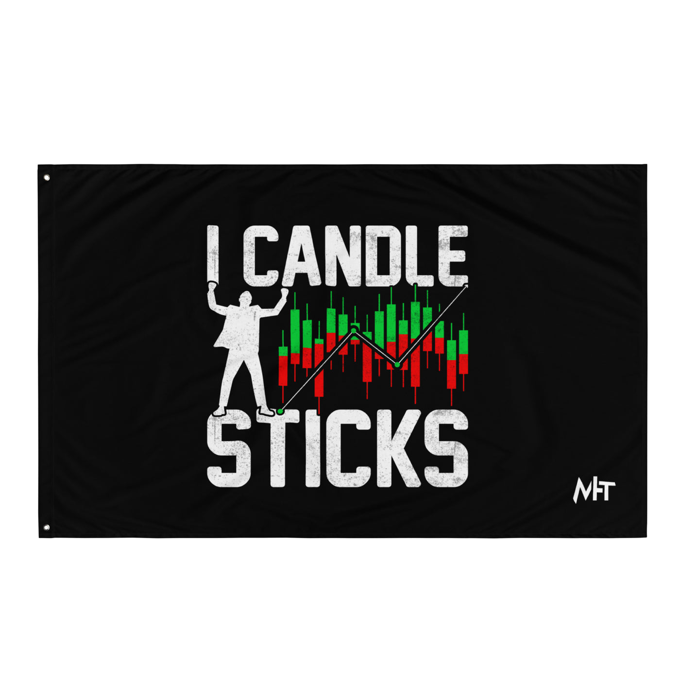 I Candle Stick - Flag