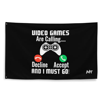 Video Games are Calling and I must Go Rima 18 - Flag