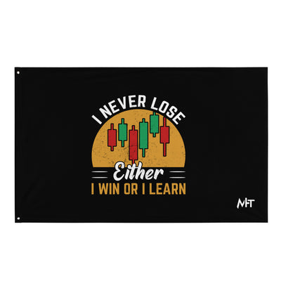 I never Lose: Either I win or I learn V1 - Flag