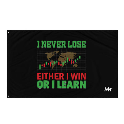 I never Lose: Either I win or I learn V2 - Flag