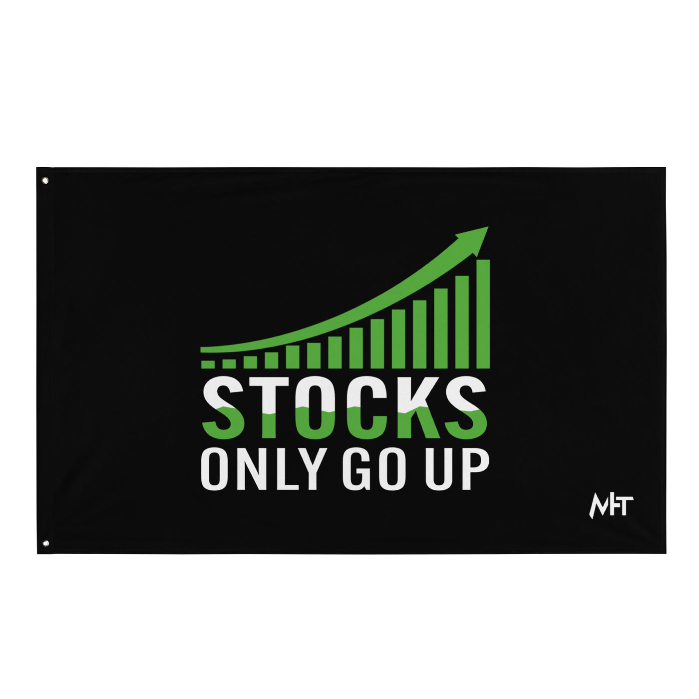 Stocks only Go up - Flag