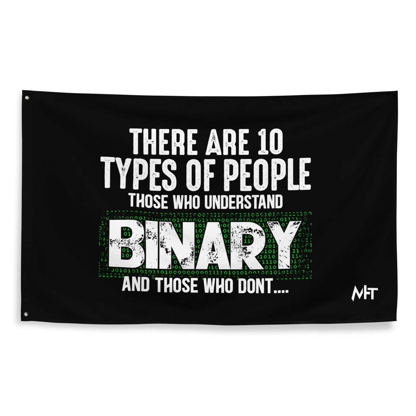 There are 10 types of people - Flag