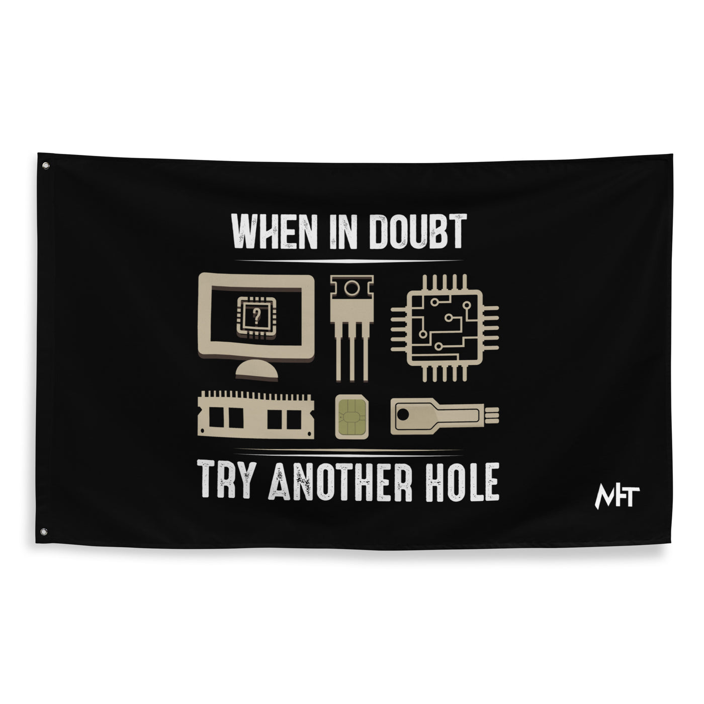 When in doubt, Try another hole V1 - Flag