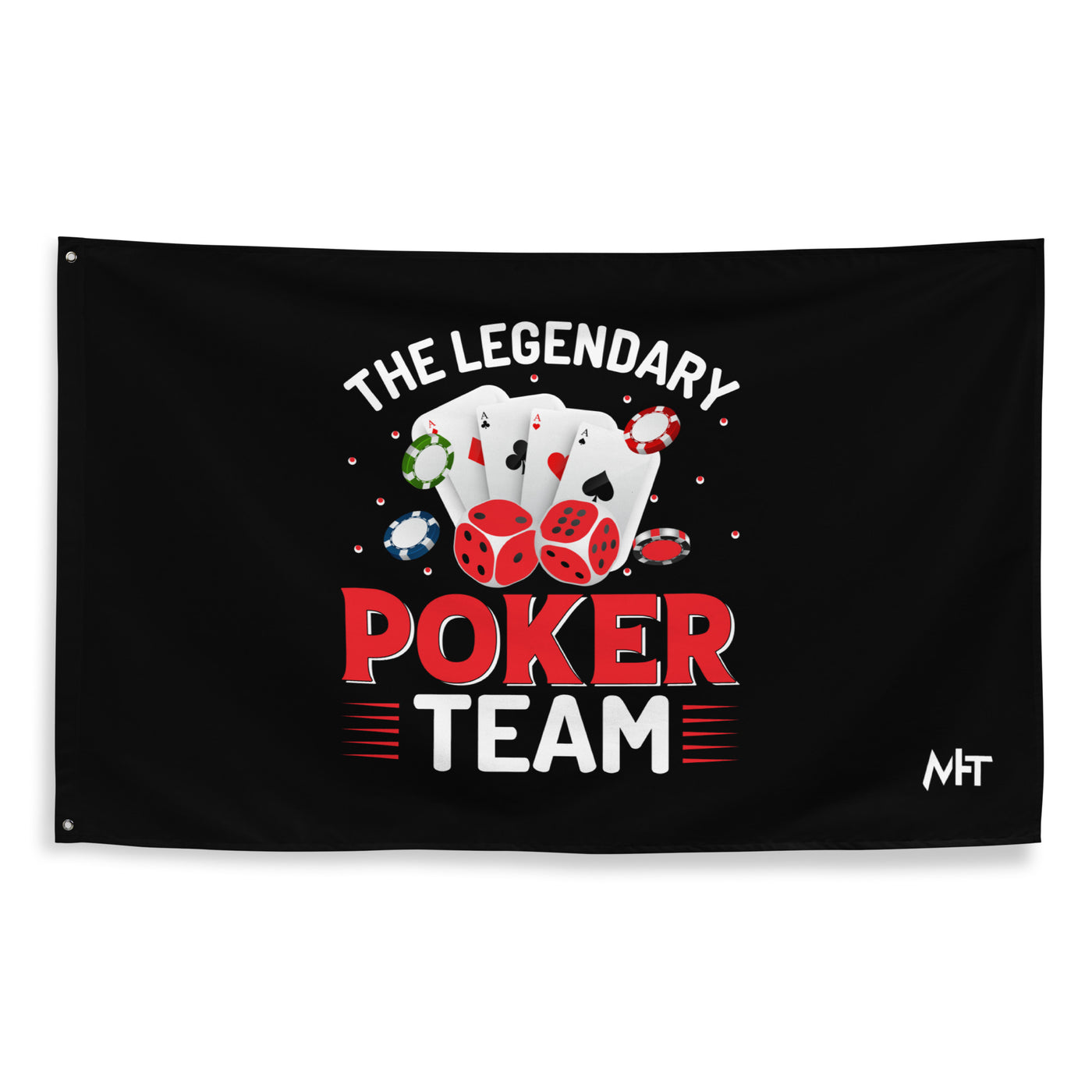The Legendary Poker Team - Flag