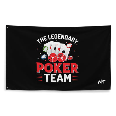 The Legendary Poker Team - Flag