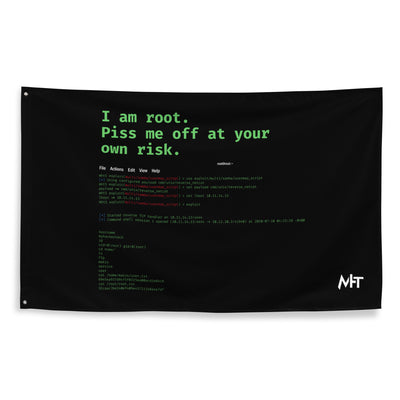 I am root, Piss me off at your own risk - Flag
