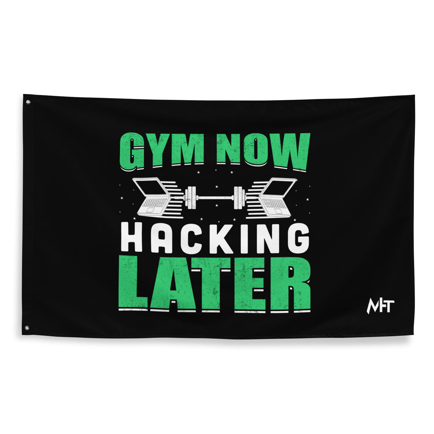 Gym now, hacking later - Flag