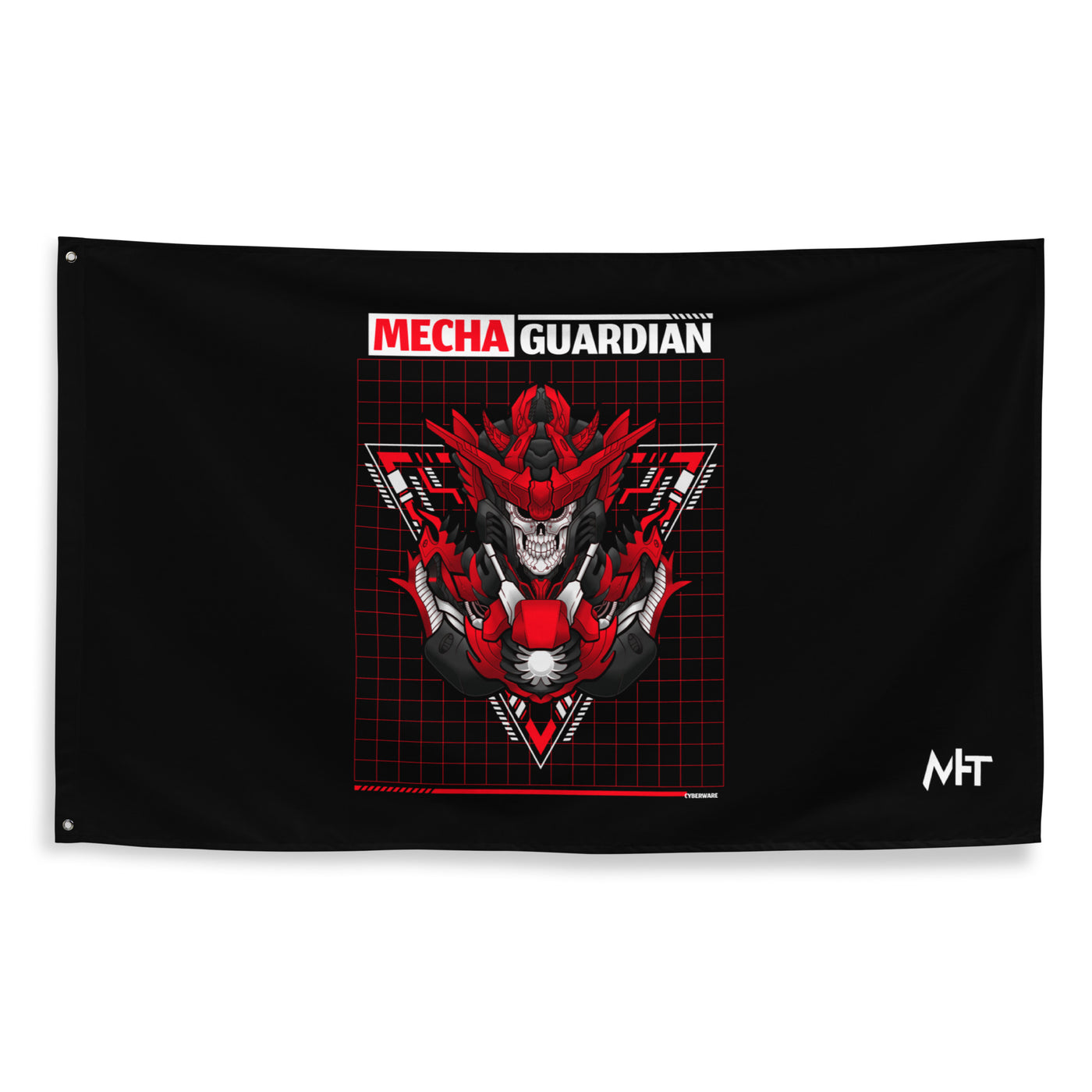 Red Mecha Guardian - Flag