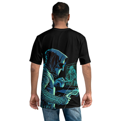 Cyberware assassin - Men's t-shirt ( Back Print )